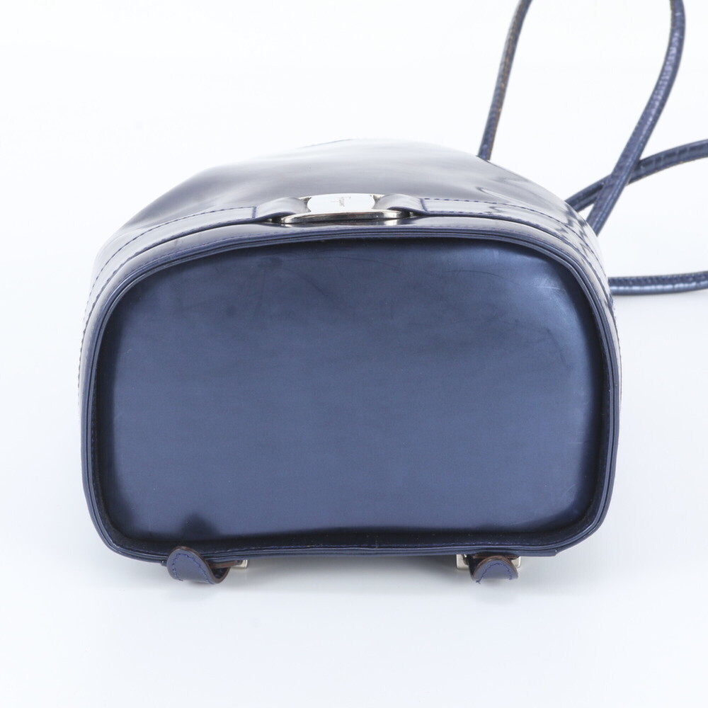 Salvatore Ferragamo Vara Ribbon 216702 Leather Mini Backpack Shoulder Bag for... - Picture 5 of 9